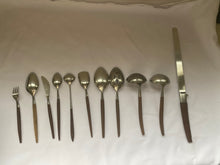 Load image into Gallery viewer, 11-Piece Mid-Centry Ekco Eterna Canoe Serving Utensils