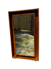 Load image into Gallery viewer, Vintage Danish Teak Lighted Mirror, by Pedersen & Hansen