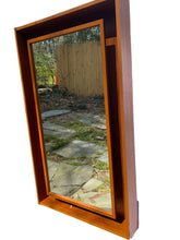 Load image into Gallery viewer, Vintage Danish Teak Lighted Mirror, by Pedersen &amp; Hansen
