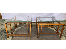 Load image into Gallery viewer, Vintage Teak + Glass Henning Norgaard Side Table