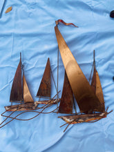 Load image into Gallery viewer, Vintage C. Jeré Sailboat Wall Sculpture

