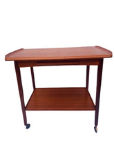 Load image into Gallery viewer, Vintage Teak & Rosewood Bar Cart