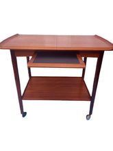 Load image into Gallery viewer, Vintage Teak & Rosewood Bar Cart