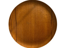 Load image into Gallery viewer, Vintage Round Teak Tray, Japanese

