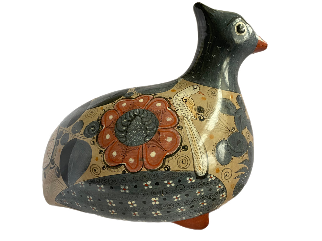 Vintage Ceramic Mexican Bird Sculpture